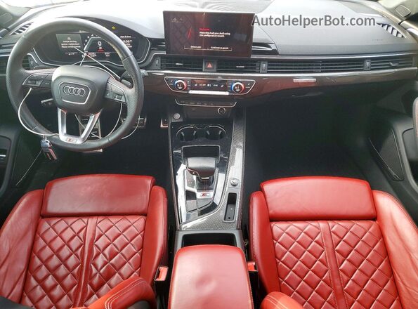 WAUB4CF52NA011646 2022 AUDI S5 White Dashboard view