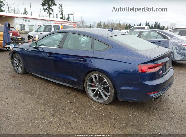 WAUB4CF53KA047261 2019 AUDI S5 Синий Задняя левая четверть