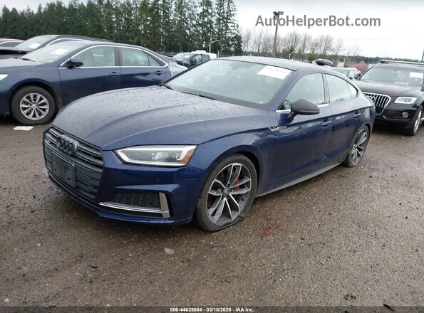 WAUB4CF53KA047261 2019 AUDI S5 Синий Передняя левая четверть