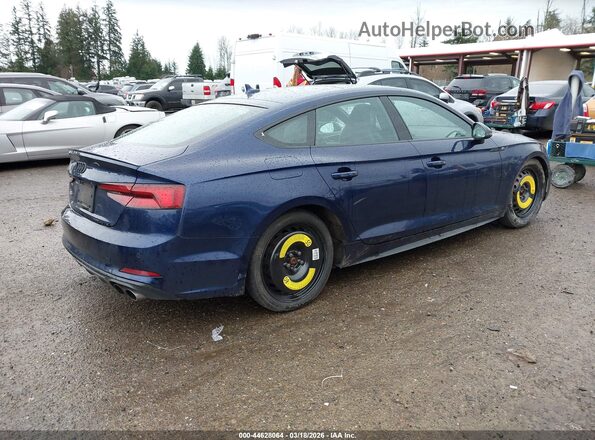WAUB4CF53KA047261 2019 AUDI S5 Синий Задняя правая четверть