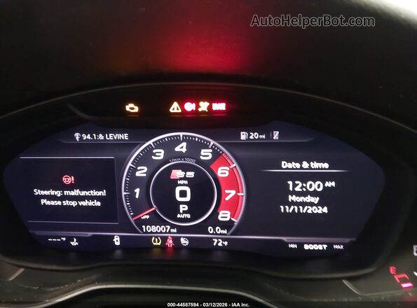 WAUB4CF56KA099838 2019 AUDI S5 Белый Вид задних сидений