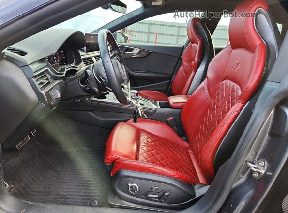 WAUB4CF58KA002199 2019 AUDI S5 Charcoal წინა სალონის ხედი