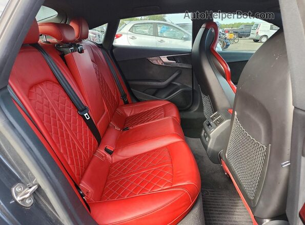 WAUB4CF58KA002199 2019 AUDI S5 Charcoal უკანა სავარძლების ხედი
