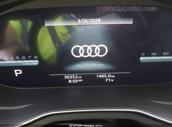 WAUB4CF59PA006589 2023 AUDI S5 Gray Widok tylnych siedzeń