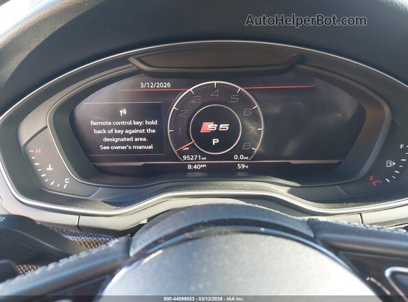 WAUB4CF5XJA100858 2018 AUDI S5 Черный Вид задних сидений