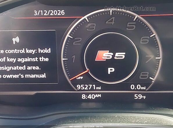 WAUB4CF5XJA100858 2018 AUDI S5 Черный 