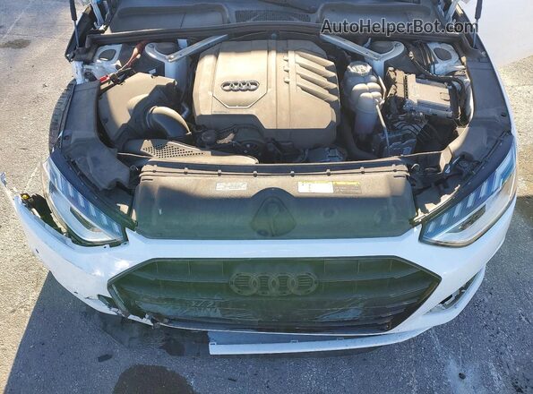 WAUBBAF44NN008371 2022 AUDI OTHER White Widok wnętrza z tyłu