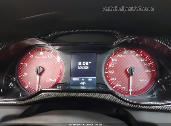 WAUBGAFL5GA009600 2016 AUDI S4 Black Widok tylnych siedzeń