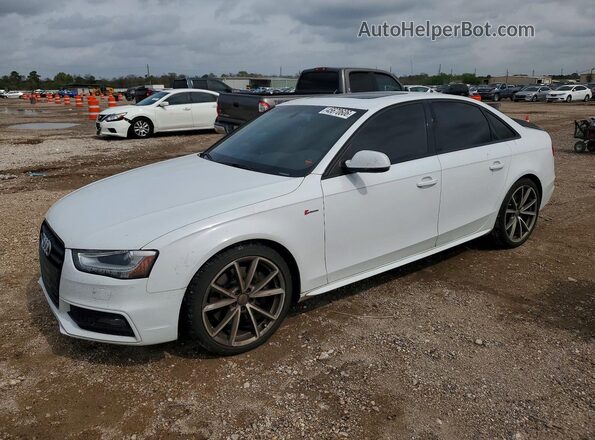 WAUBGAFL9GA002214 2016 AUDI S4 Белый Передняя левая четверть