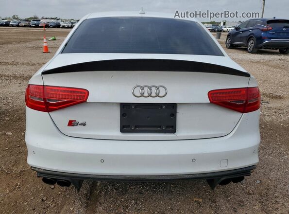 WAUBGAFL9GA002214 2016 AUDI S4 Белый Вид сзади
