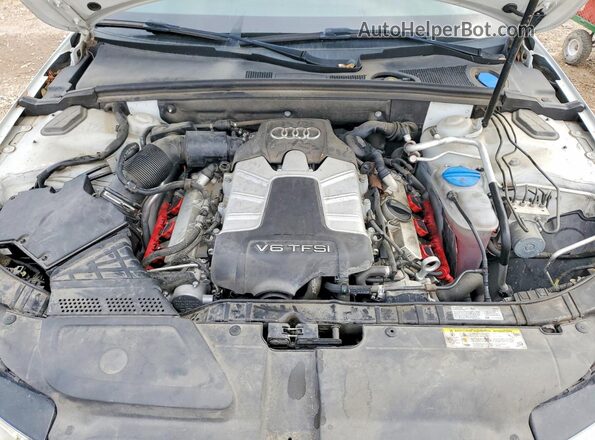WAUBGAFL9GA002214 2016 AUDI S4 Белый Вид задней части салона