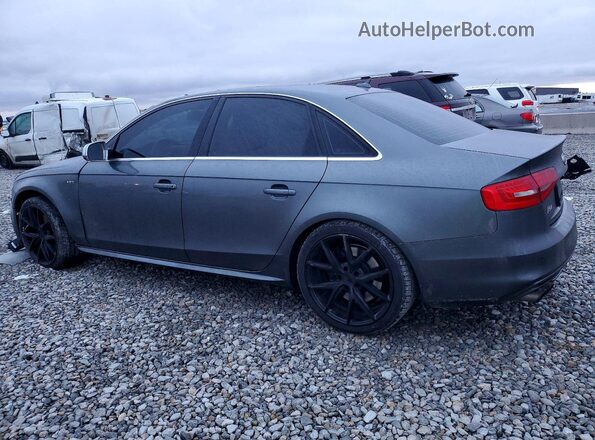 WAUBGAFLXGA009365 2016 AUDI S4 Gray Trasero izquierdo