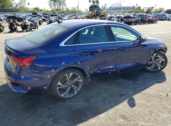WAUBUDGY3NA076987 2022 AUDI OTHER Синий Задняя правая четверть