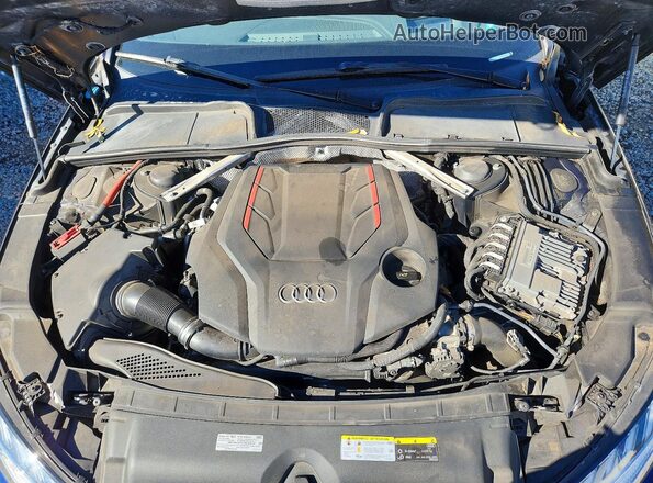 WAUC4AF42NA019844 2022 AUDI S4 Синий Вид задней части салона