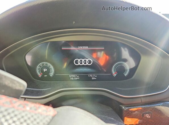 WAUC4AF42NA019844 2022 AUDI S4 Синий Вид щитка приборов