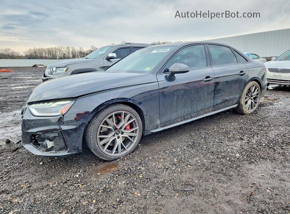 WAUC4AF46NA044746 2022 AUDI S4 Черный Передняя левая четверть