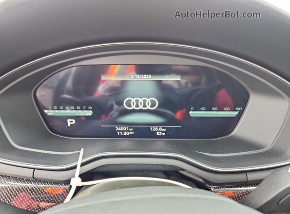WAUC4AF46NA044746 2022 AUDI S4 Черный Вид щитка приборов
