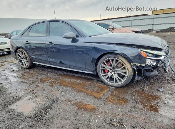 WAUC4AF46NA044746 2022 AUDI S4 Черный Передняя правая четверть