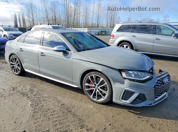 WAUC4AF4XLA039983 2020 AUDI S4 Серый Передняя правая четверть