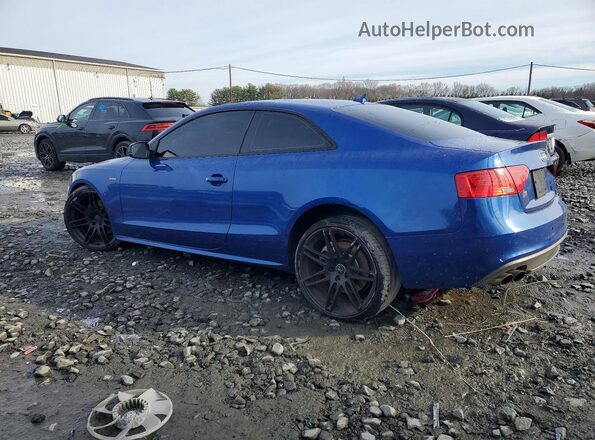 WAUC4AFR4HA000745 2017 AUDI S5 Синий Задняя левая четверть
