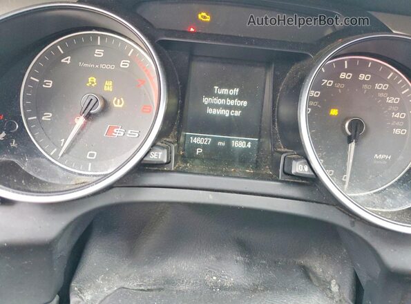 WAUC4AFR4HA000745 2017 AUDI S5 Синий Вид щитка приборов