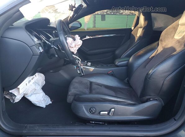 WAUC4AFR6GA011406 2016 AUDI S5 Серый Вид салона спереди