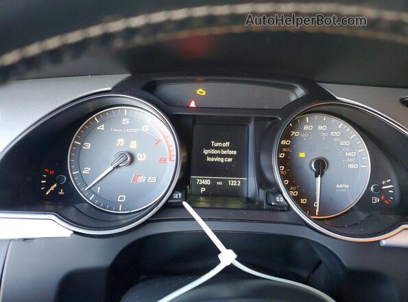 WAUC4AFR6GA011406 2016 AUDI S5 Серый Вид щитка приборов