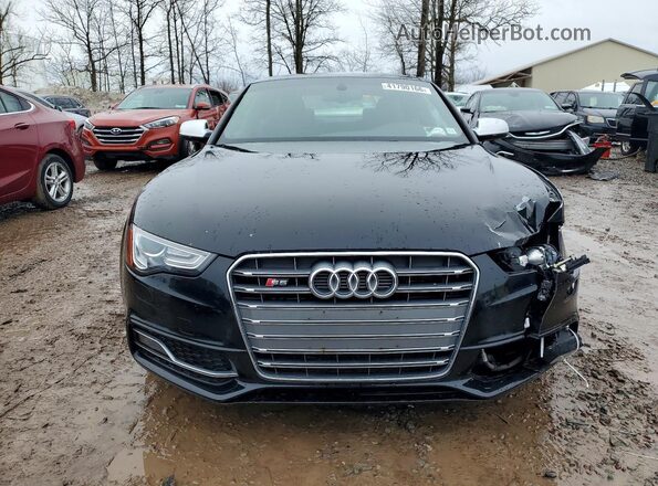 WAUC4AFR9GA017605 2016 AUDI S5 Черный Вид спереди