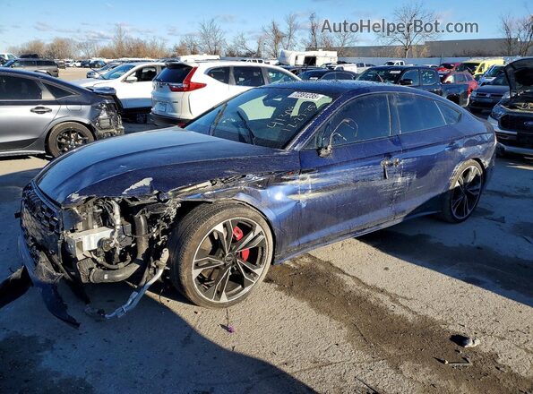 WAUC4CF53RA056217 2024 AUDI S5 Синий Передняя левая четверть