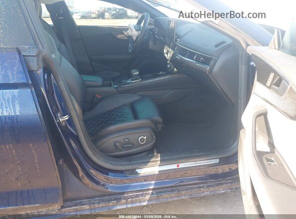 WAUC4CF54MA017581 2021 AUDI S5 Синий Вид салона спереди