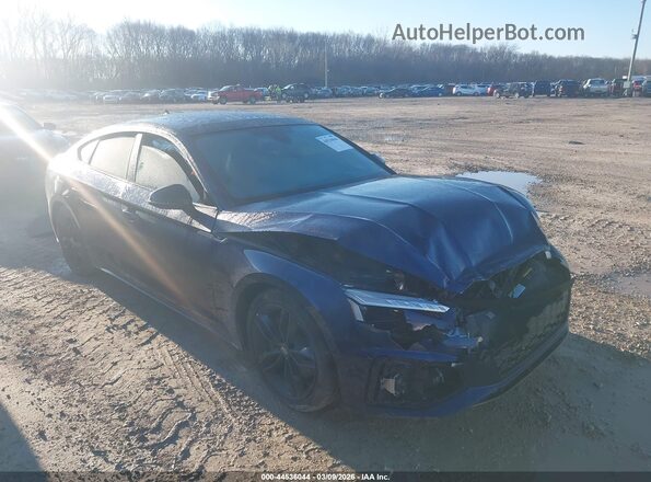WAUC4CF54MA017581 2021 AUDI S5 Синий Передняя правая четверть