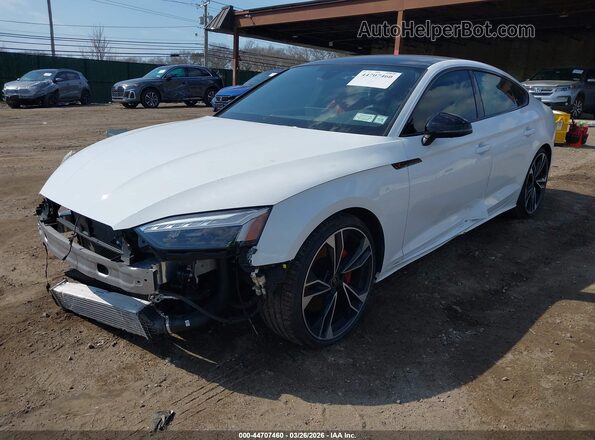 WAUC4CF59SA017024 2025 AUDI S5 Белый Передняя левая четверть