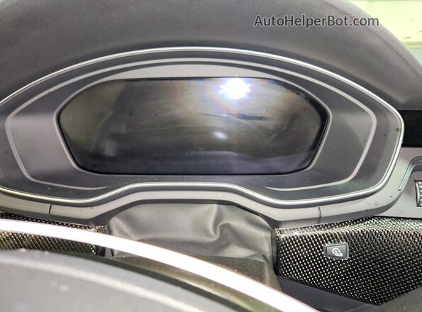 WAUC4CF5XSA014665 2025 AUDI S5 White Вид щитка приладів