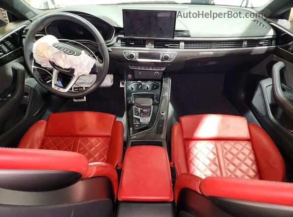 WAUC4CF5XSA014665 2025 AUDI S5 White Вид панелі приладів