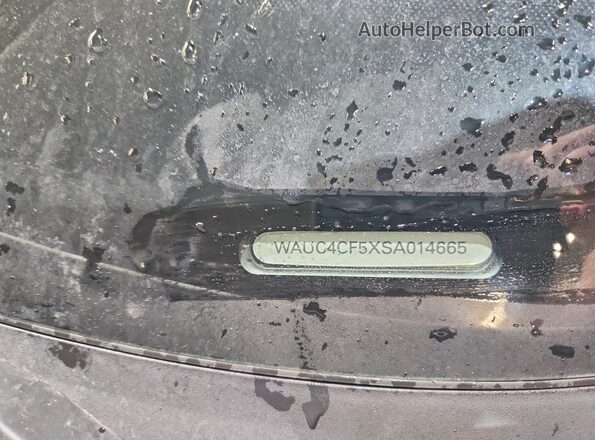 WAUC4CF5XSA014665 2025 AUDI S5 White Вид підкапотного простору