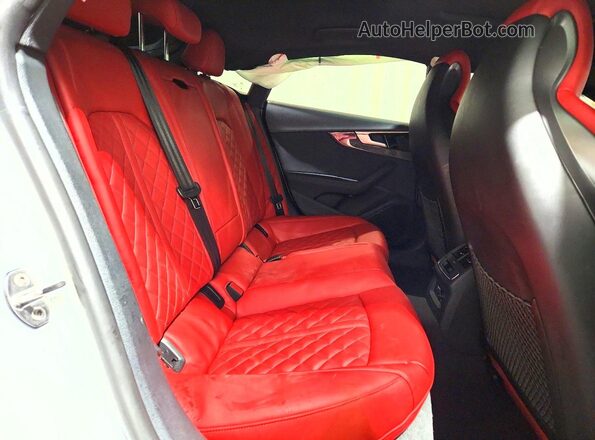 WAUC4CF5XSA014665 2025 AUDI S5 White Вид задніх сидінь