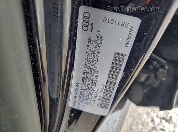 WAUCJBFW4P7000115 2023 AUDI E-TRON Черный Вид подкапотного пространства
