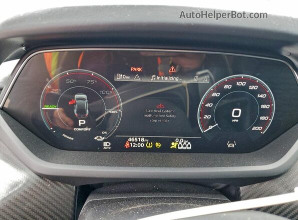 WAUCJBFW4P7000115 2023 AUDI E-TRON Черный Вид щитка приборов