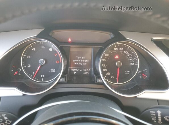 WAUD2AFR2GA025782 2016 AUDI OTHER Угольный Вид щитка приборов