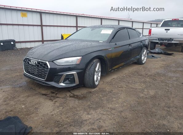 WAUDACF52NA008988 2022 AUDI OTHER Black Передня ліва чверть