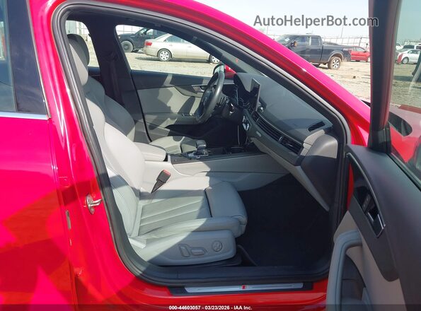 WAUEAAF48NN013833 2022 AUDI OTHER Red Widok wnętrza z przodu