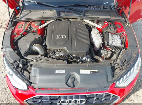 WAUEAAF48NN013833 2022 AUDI OTHER Red Widok z tyłu