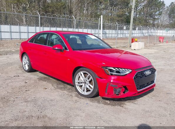 WAUEAAF48NN013833 2022 AUDI OTHER Red Przód prawy