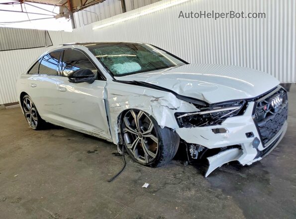 WAUEFBF26SN044001 2025 AUDI S6 Белый Передняя правая четверть