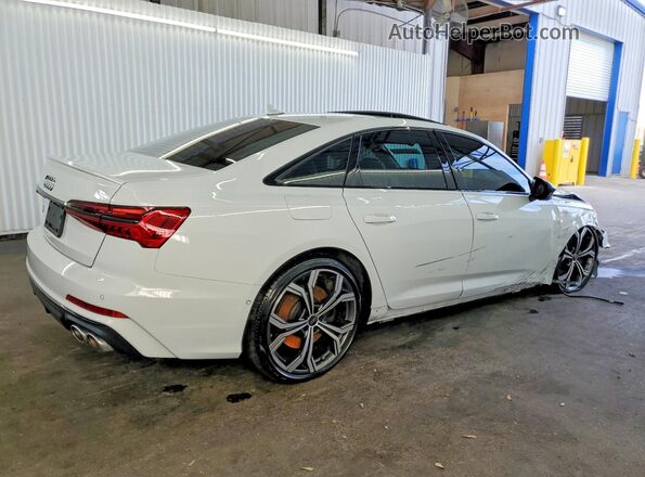WAUEFBF26SN044001 2025 AUDI S6 Белый Задняя правая четверть