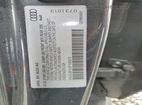 WAUEJBFW3P7005573 2023 AUDI E-TRON Угольный Вид подкапотного пространства
