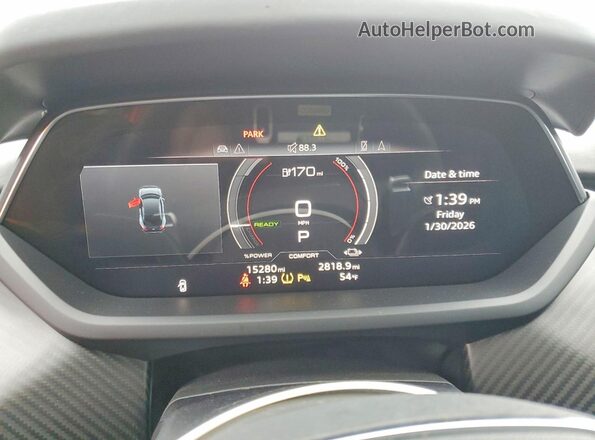 WAUEJBFW3P7005573 2023 AUDI E-TRON Угольный Вид щитка приборов