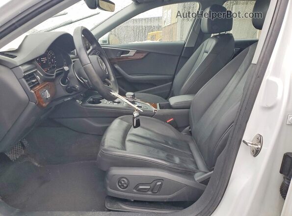 WAUENAF41KA061116 2019 AUDI OTHER White Widok wnętrza z przodu