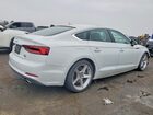 2018 Audi A5 Premium Plus S-line Белый vin: WAUENCF58JA040539