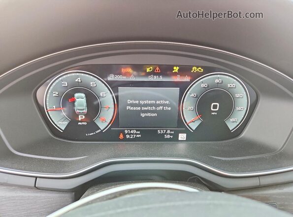 WAUFACF53SA016716 2025 AUDI OTHER Черный Вид щитка приборов
